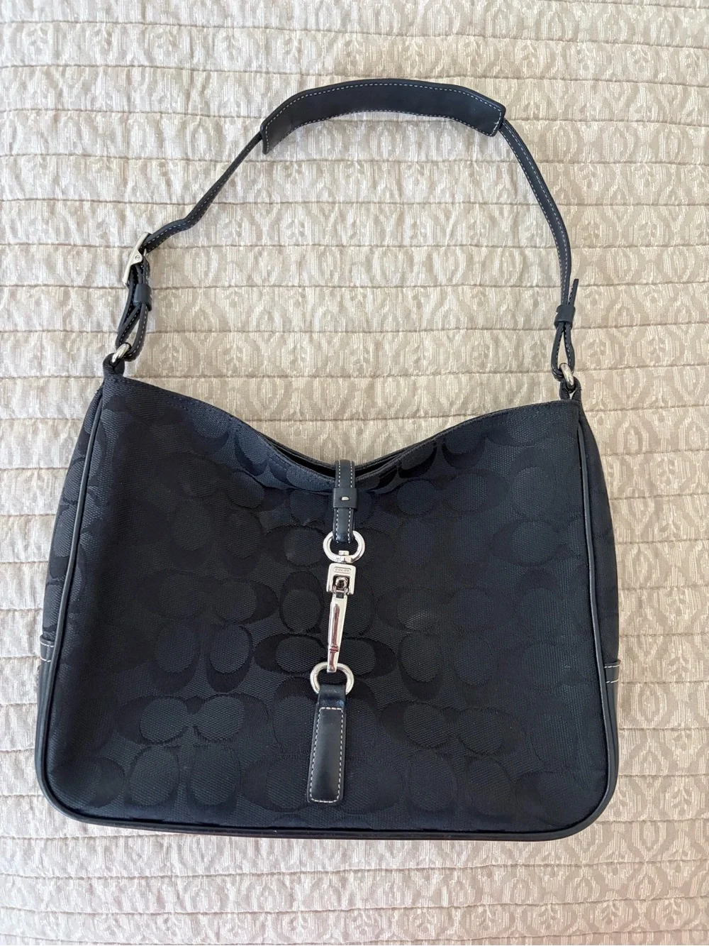 Vintage Coach Y2K Hampton Clip Hobo Bag